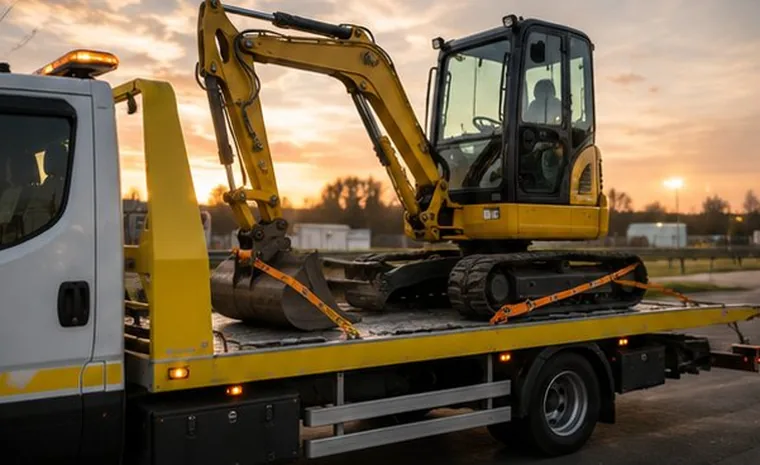 Transport minikoparki na lawecie HolExpert